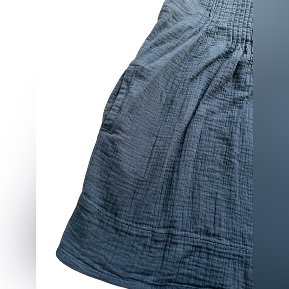 Quince 100% Organic Cotton Gauze Sleeveless Swing Dress - Picture 6 of 8